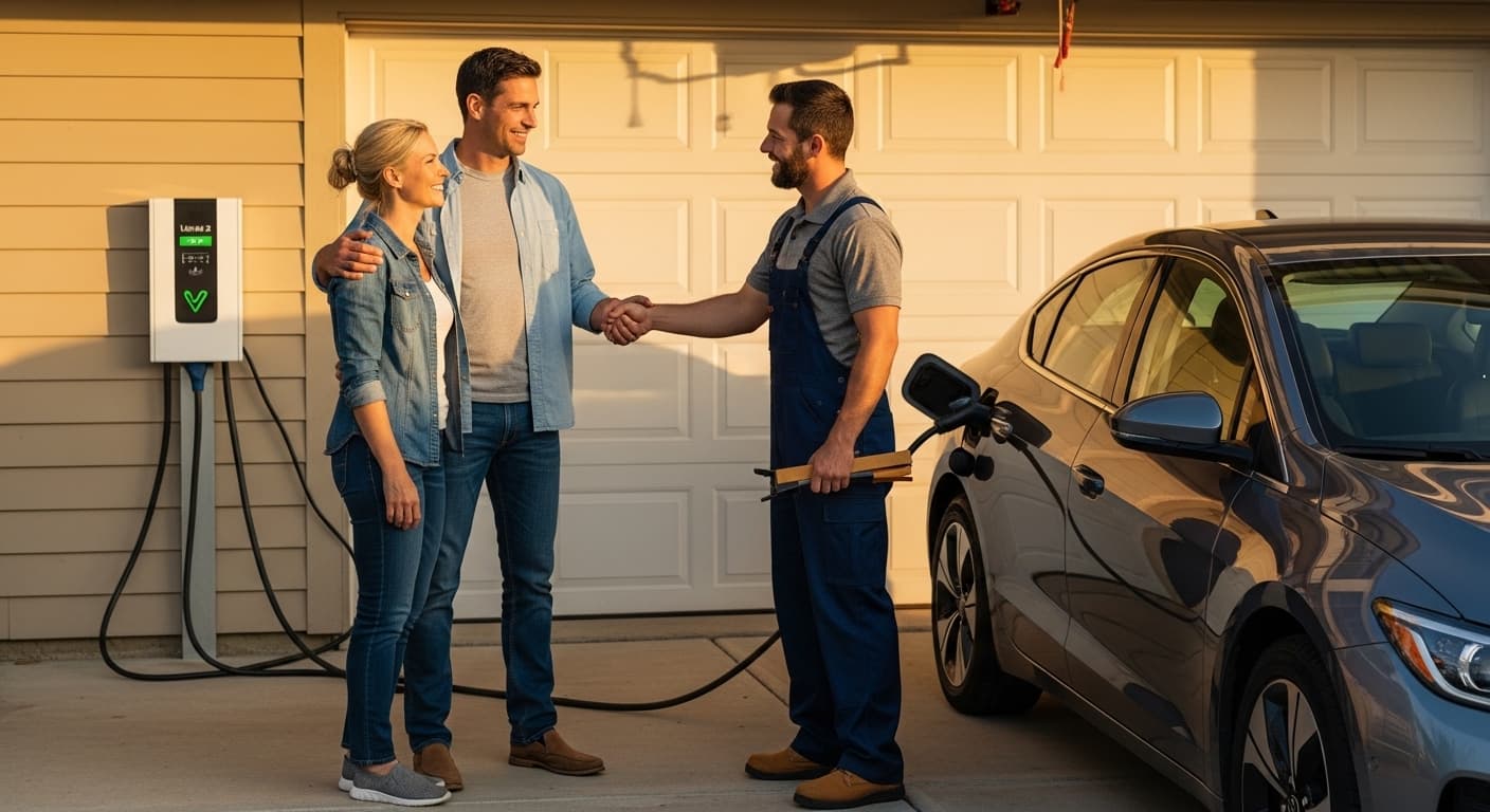 Burnsville EV charger installation